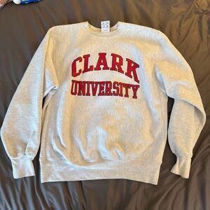 Vintage Clark University Gray Sweatshirt
